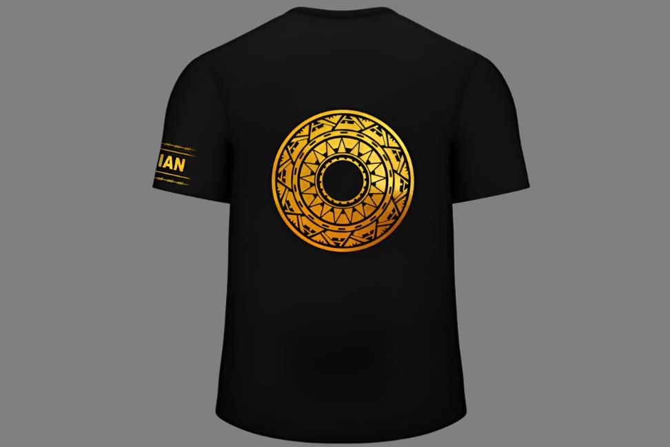 Martin Black T Shirt with Logo- SALE 40% OFF