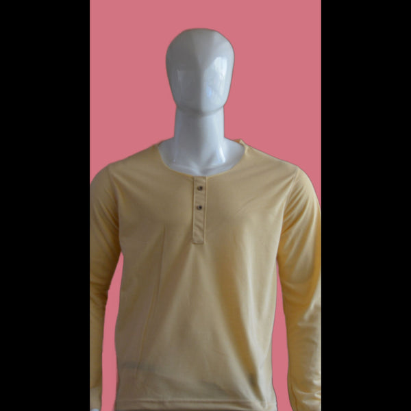 "Karataka Damanaka" Tuscany Yellow Full Sleeve T-Shirt