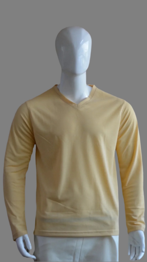 "Karataka Damanaka" Tuscany Yellow Full Sleeve T-Shirt