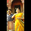 Mysore Chiffon Golden Yellow Saree Without Blouse